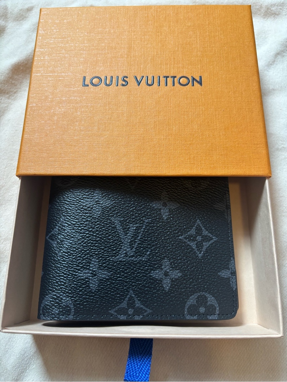 Louis Vuitton Black Monogram Eclipse Card & Key Holder